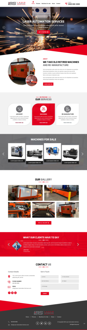 Web Design by pb for this project | Design: #25886809