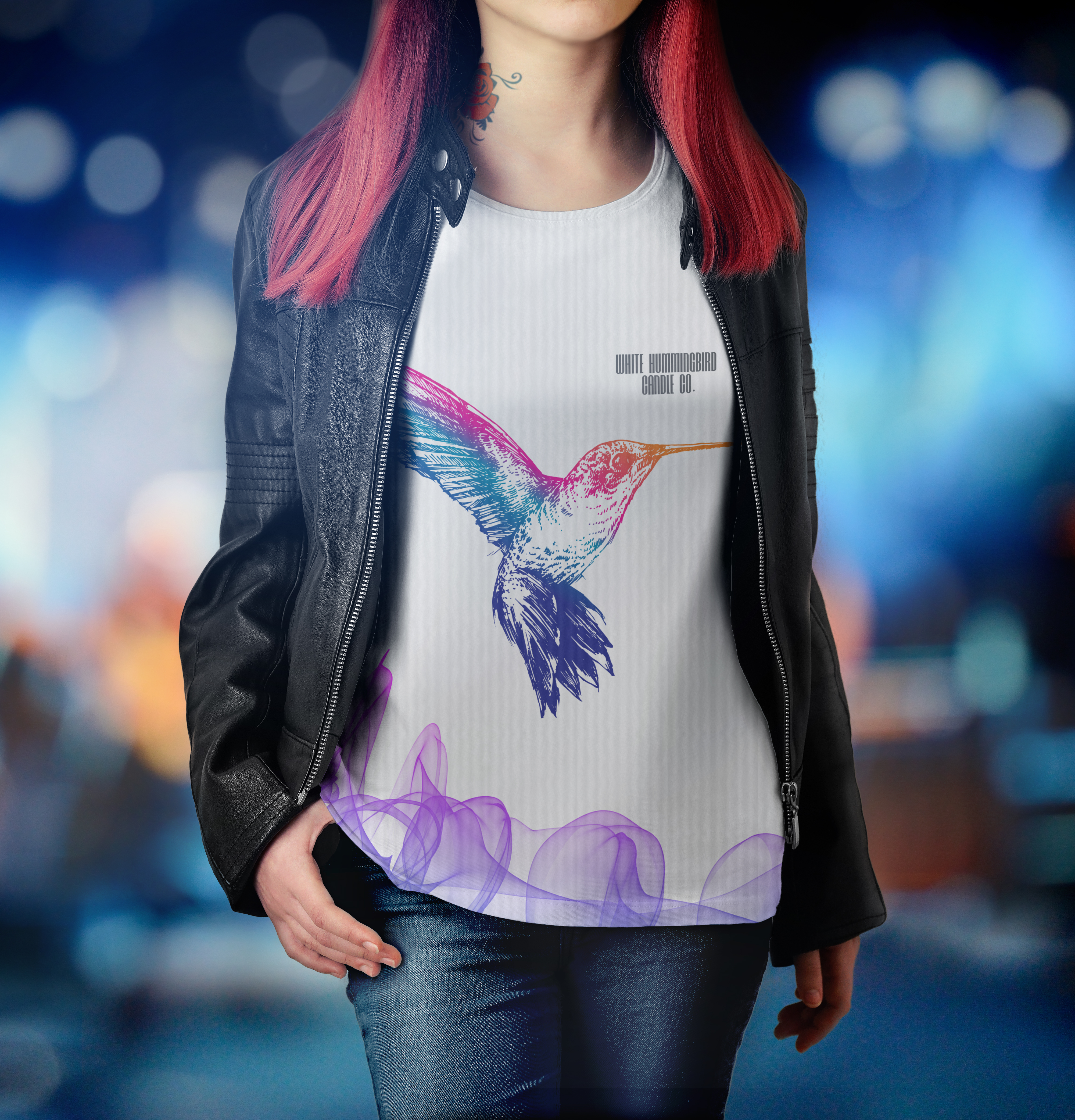 T-shirt Design by Aware Designer for White Hummingbird Candle Co. | Design #25875967