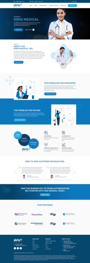 Web Design by sai.designer87 for this project | Design #25907659