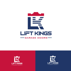 Lift Kings Garage Doors | Logo Design by Aaaron