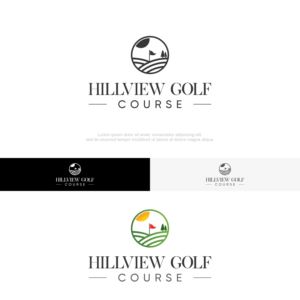 HILLVIEW GOLF COURSE | Logo Design by Alexturner