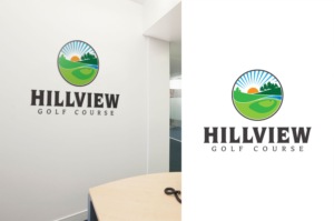 HILLVIEW GOLF COURSE | Logo Design by MT