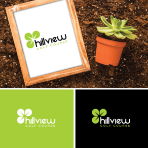 HILLVIEW GOLF COURSE | Logo Design by FourtuneDesign
