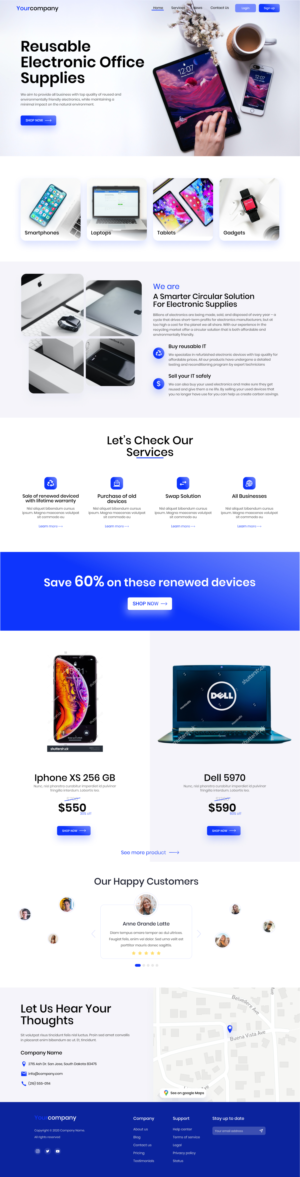 Landing Page Design by IqbalDesign