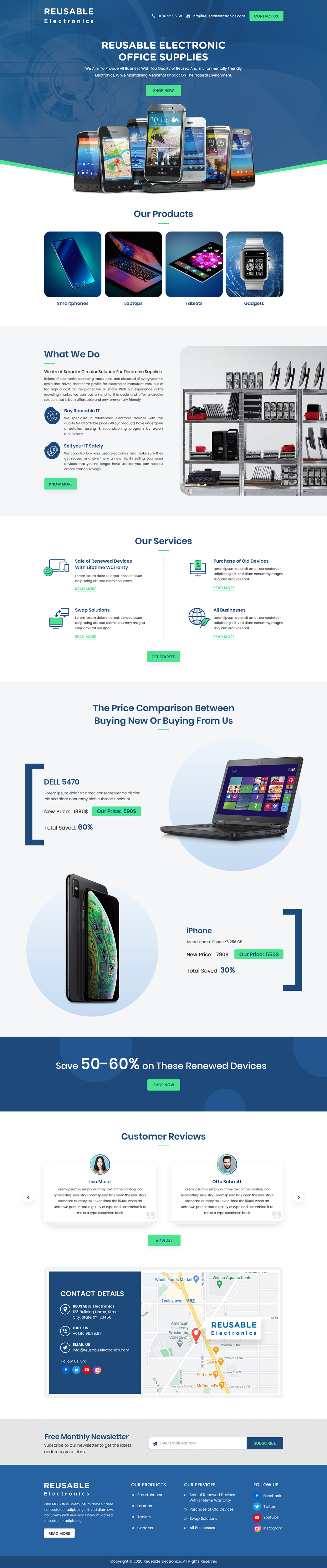 Landing Page Design by Sbss for Recycletroop International AB | Design #25929916