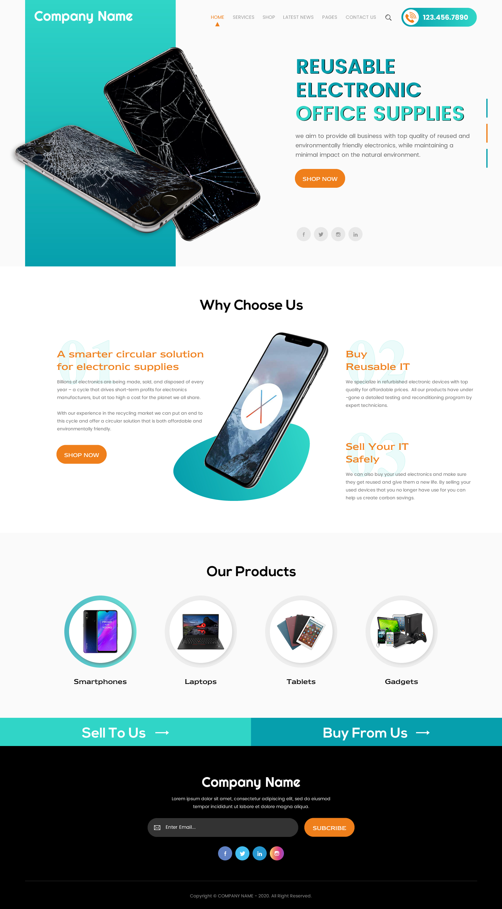 Landing Page Design by rightway for Recycletroop International AB | Design #25893293
