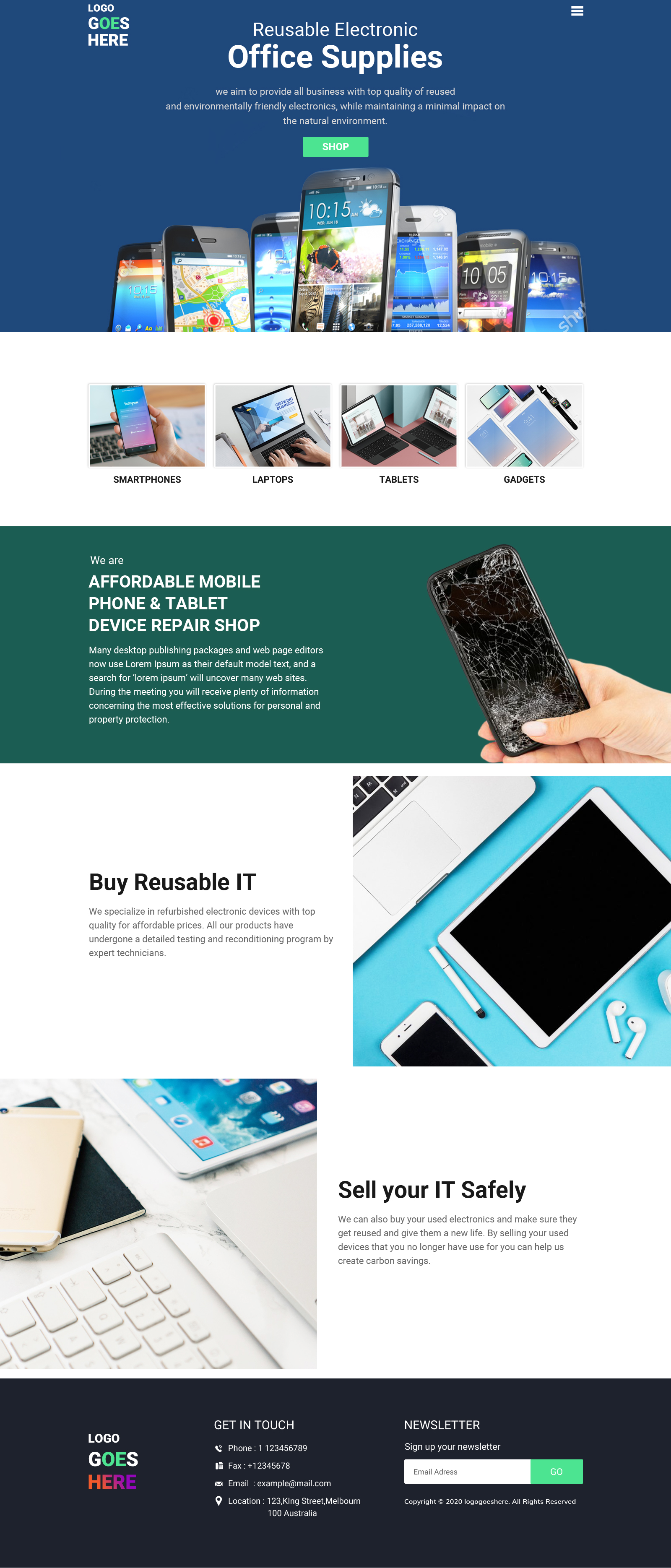 Landing Page-Design von sai.designer87 für Recycletroop International AB | Design #25886221