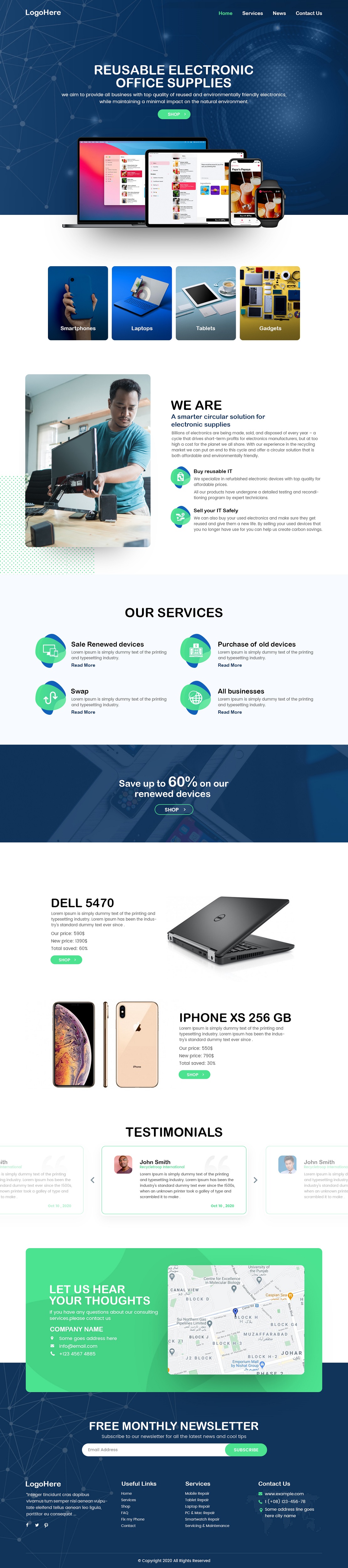 Landing Page Design by nzdesigners for Recycletroop International AB | Design #25932253