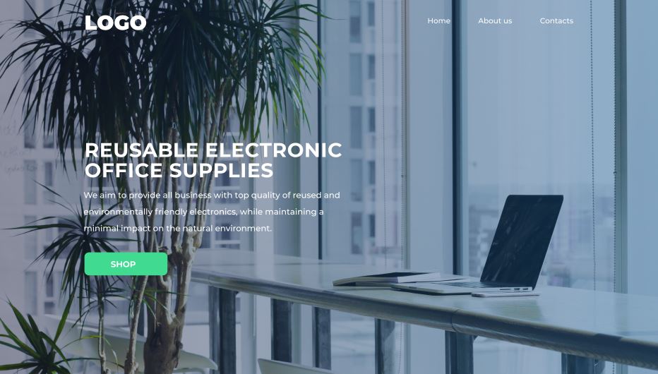 Landing Page-Design von Katherine_ für Recycletroop International AB | Design #25939915