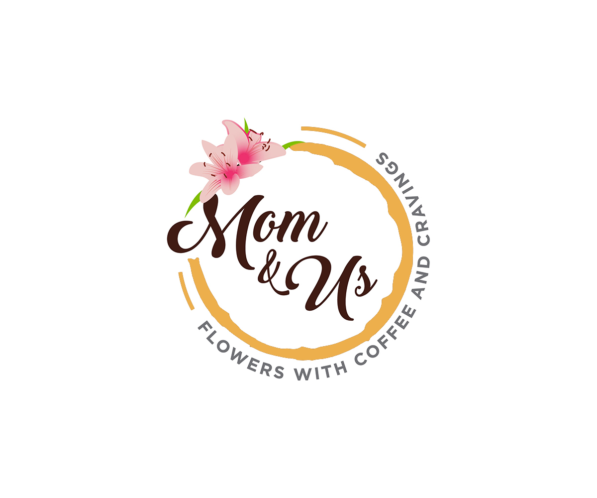 Logo-Design von Admira Graphics für Mom and Us Flowers with Coffee & Cravings | Design #25877741