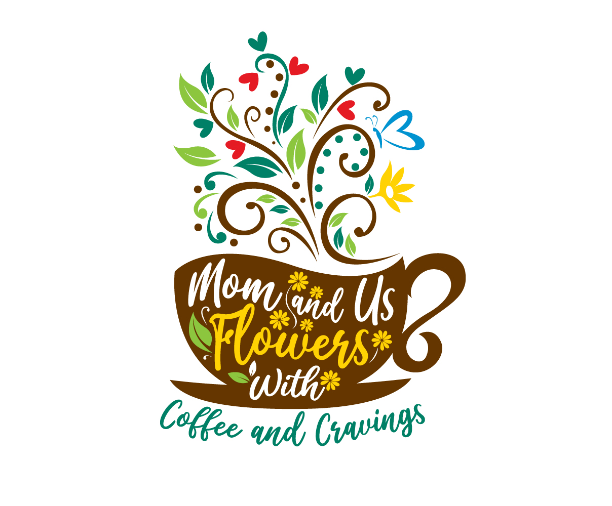 Logo Design by blue eye for Mom and Us Flowers with Coffee & Cravings | Design #25880558