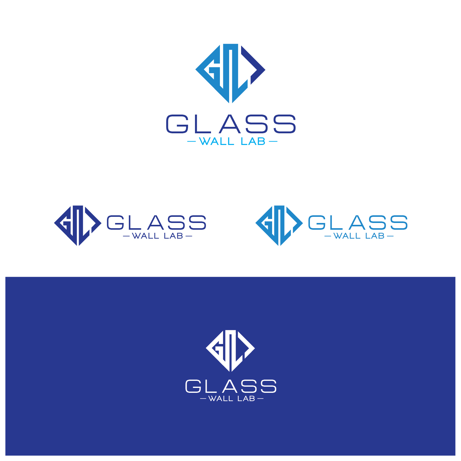 Logo Design by Maxo-Biz for Glass Wall Lab Pty Ltd | Design #25878154