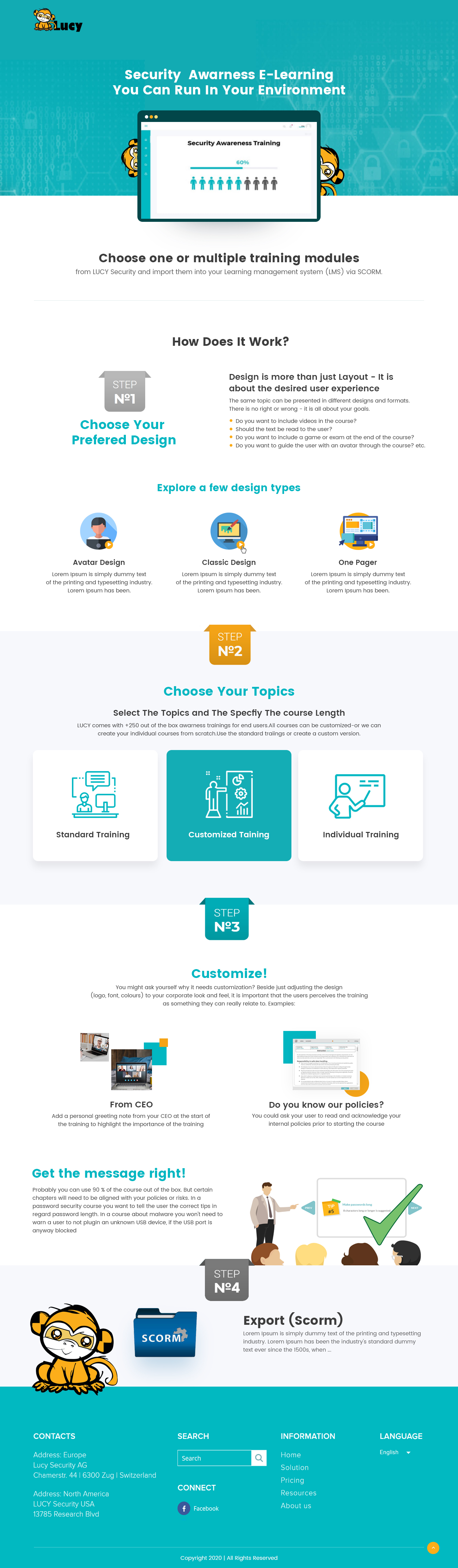 Web Design by nzdesigners for LUCY Security AG | Design #25897208