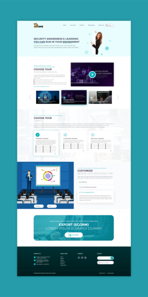 Web Design by Pixelmarketo 2 for LUCY Security AG | Design: #25892991