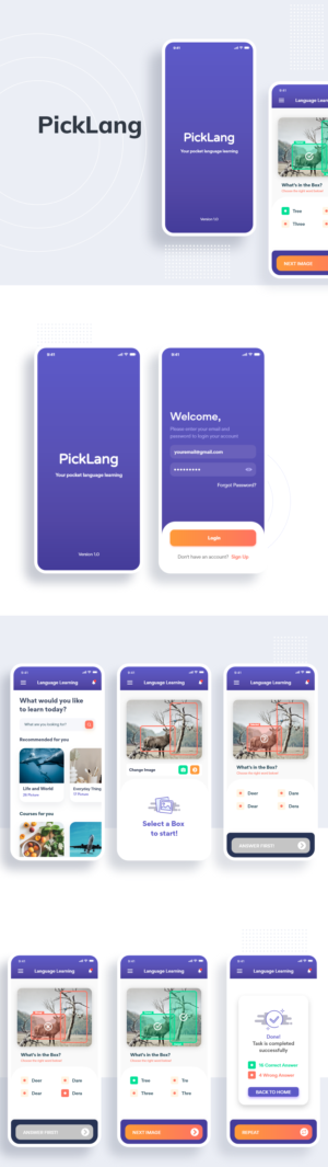 App Design by Orca Union Studio