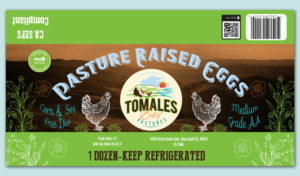 Changes to a modern Egg carton label  | Diseño Gráfico por TSU Creations
