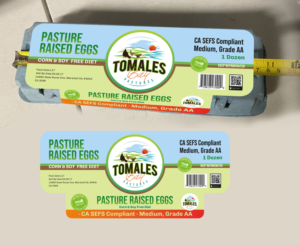Changes to a modern Egg carton label  | Diseño Gráfico por 68_Design
