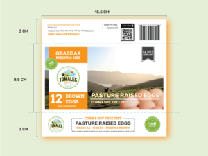 Changes to a modern Egg carton label  | Diseño Gráfico por Fajr.