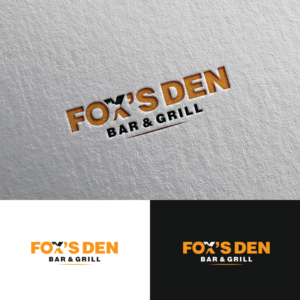 Fox’s Den Bar & Grill | Logo Design by Rii