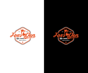 Fox’s Den Bar & Grill | Logo Design by Ochieng