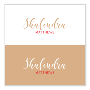 Logo-Design von Sujit Banerjee für Shafondra Matthews | Design: #25894555