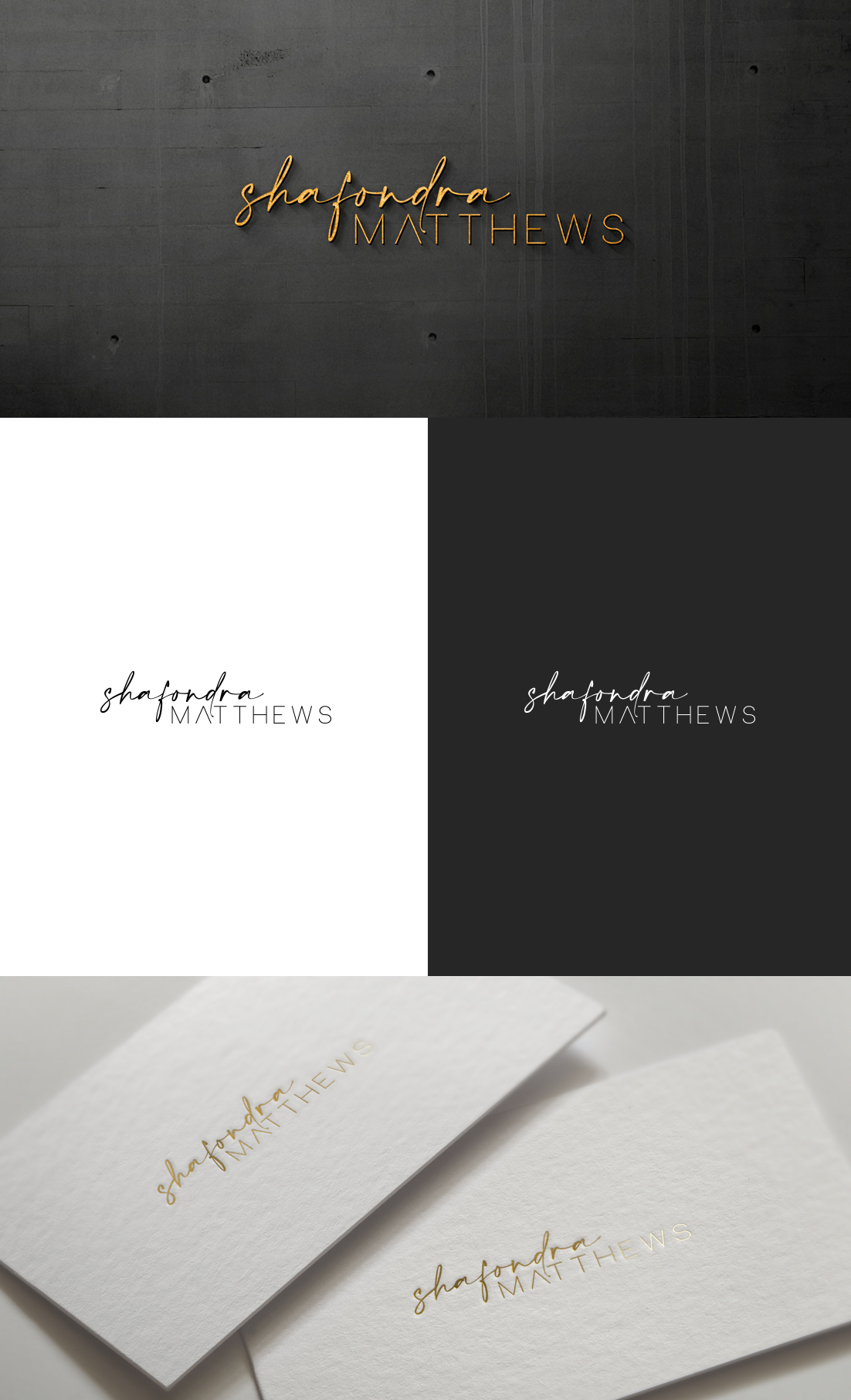 Logo-Design von GLDesigns für Shafondra Matthews | Design #25886764