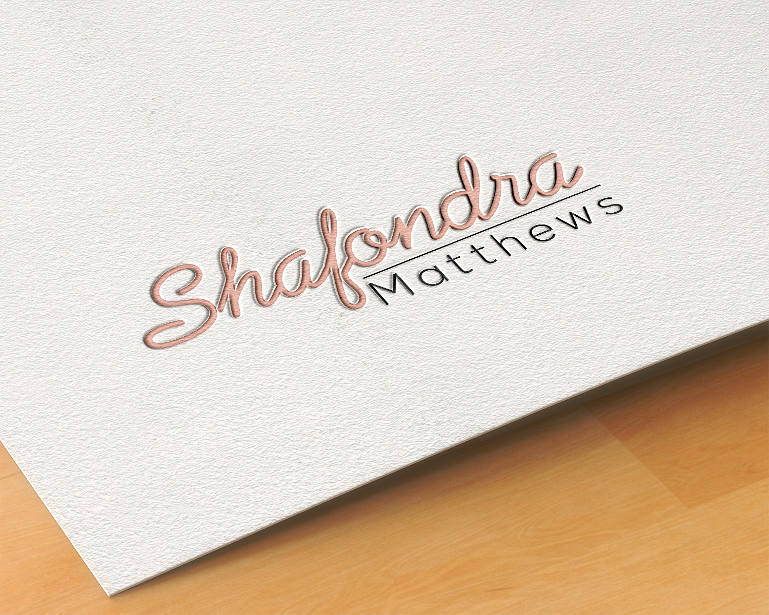 Logo Design by Deziners Zone for Shafondra Matthews | Design #25887015