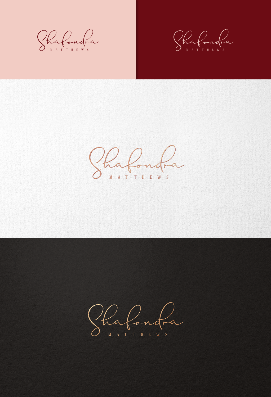 Logo Design by Paperfox Designs for Shafondra Matthews | Design #25883465