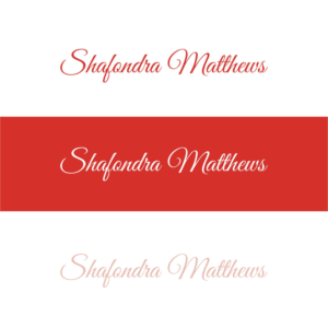 Logo-Design von Sushma für Shafondra Matthews | Design: #25886203