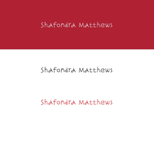 Logo-Design von A·W für Shafondra Matthews | Design: #25885648