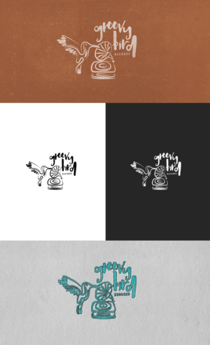 Groovy Bird Records | Diseño de Logo por GLDesigns