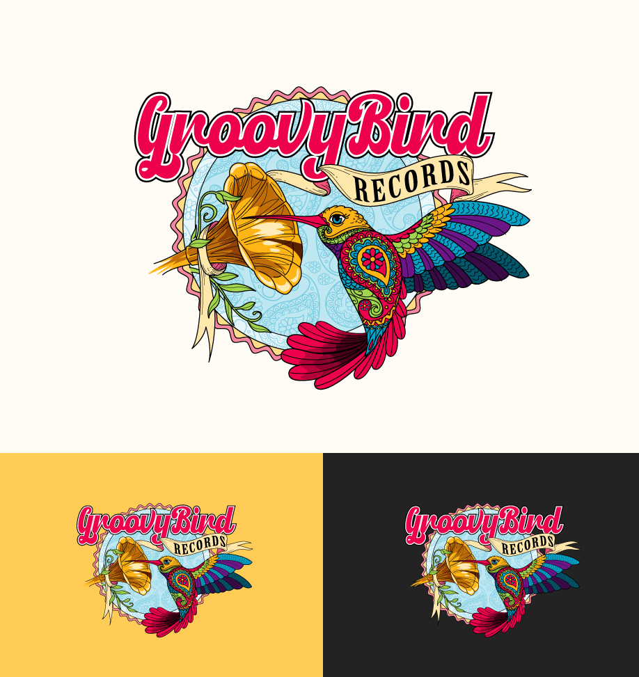Logo-Design von ally designs für Groovy Bird Records | Design #25892453