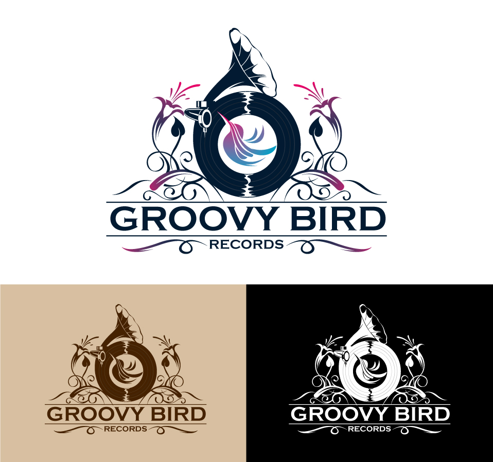 Logo Design by ally designs for Groovy Bird Records | Design #25892454