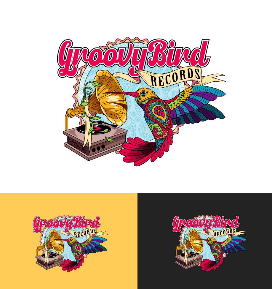 Design de Logo par ally designs pour Groovy Bird Records | Design #25909572