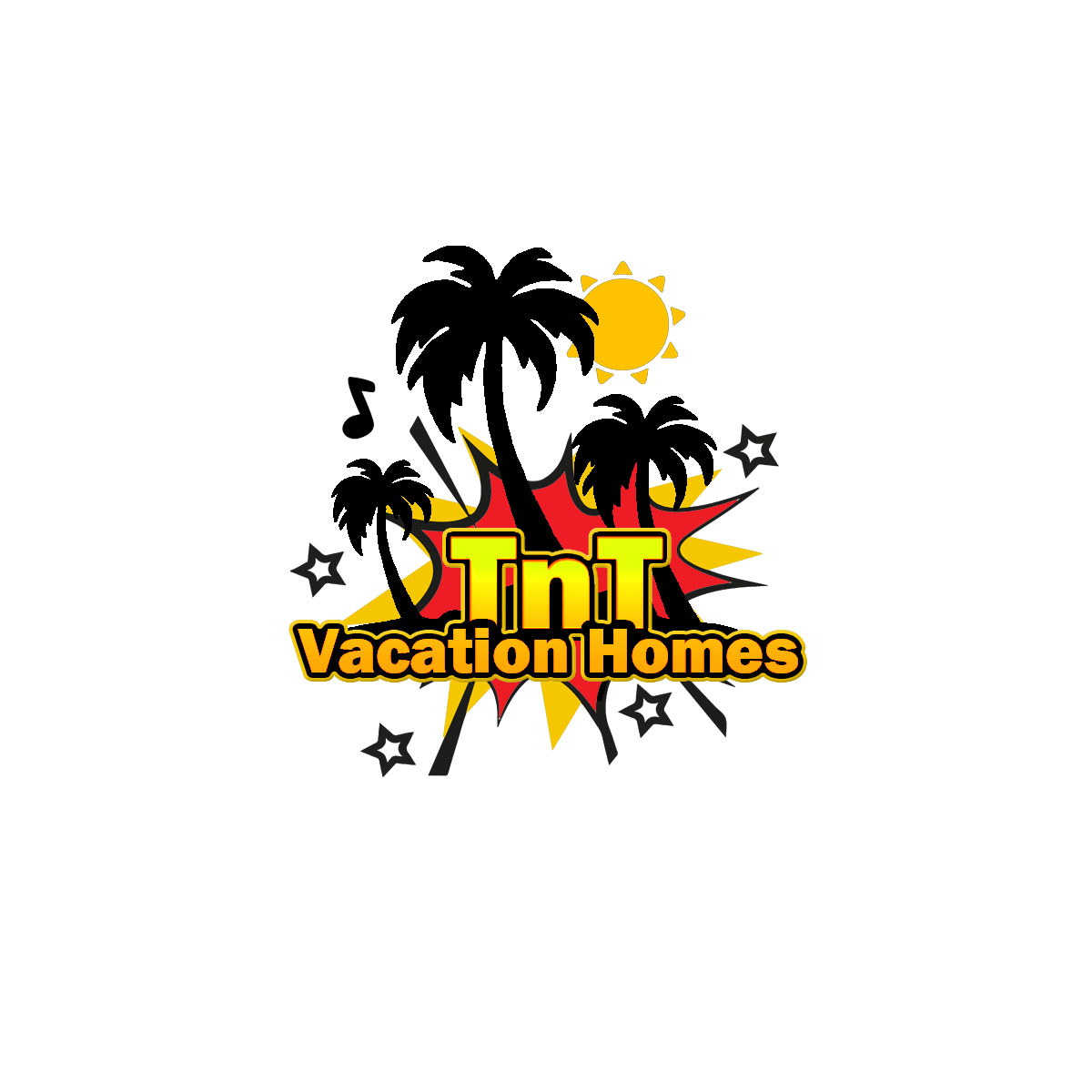 Logo Design by edge design for TnT Vacation Homes | Design #25885321