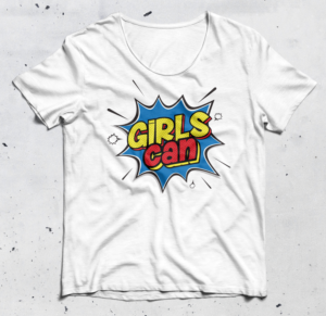 New Girls clothe band t-shirt design | Diseño de Camiseta por Alaya