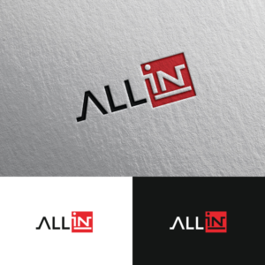 all in | Logo Design by Rii