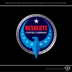 Resolute Coffee Company | Logo-Design von Dennis Jackson Design