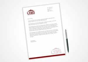 New letterhead/ stationary  design for insurance restoration builder | Letterhead Design by Dave Paresh