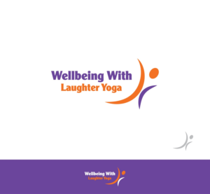 wellbeing with laughter yoga | Logo Design by Kira Graphics