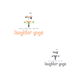 wellbeing with laughter yoga | Logo Design by emptyboxgraphics