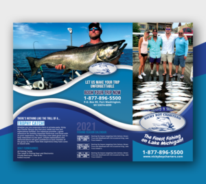 Nicky Boy Charter Fishing Brochure 2021 | Diseño de Flyer por Nightmist