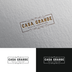 CASA GRANDE  Rustic Furniture | Logo Design by Rii
