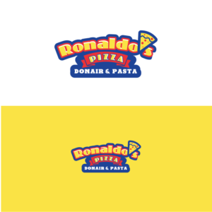 Ronaldo's Pizza Donair & Pasta | Diseño de Logo por Graphic Bricks