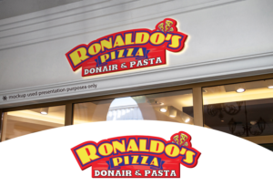 Ronaldo's Pizza Donair & Pasta | Diseño de Logo por Juli creation