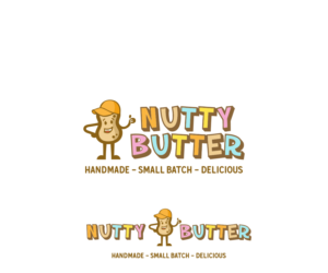 Nutty Butter   (underneath logo, the words)  Handmade - Small batch - delicious | Design de Logo par luiz otavio I DESIGN