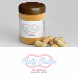 Nutty Butter   (underneath logo, the words)  Handmade - Small batch - delicious | Diseño de Logo por Doddy.K.Insani