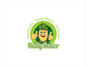 Nutty Butter   (underneath logo, the words)  Handmade - Small batch - delicious | Diseño de Logo por BNdesigner
