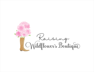 Raising Wildflower's Boutique | Diseño de Logo por BNdesigner