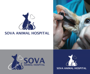 Diseño de Logo por UsagiRabbit para Sova Animal Hospital | Diseño #25927715